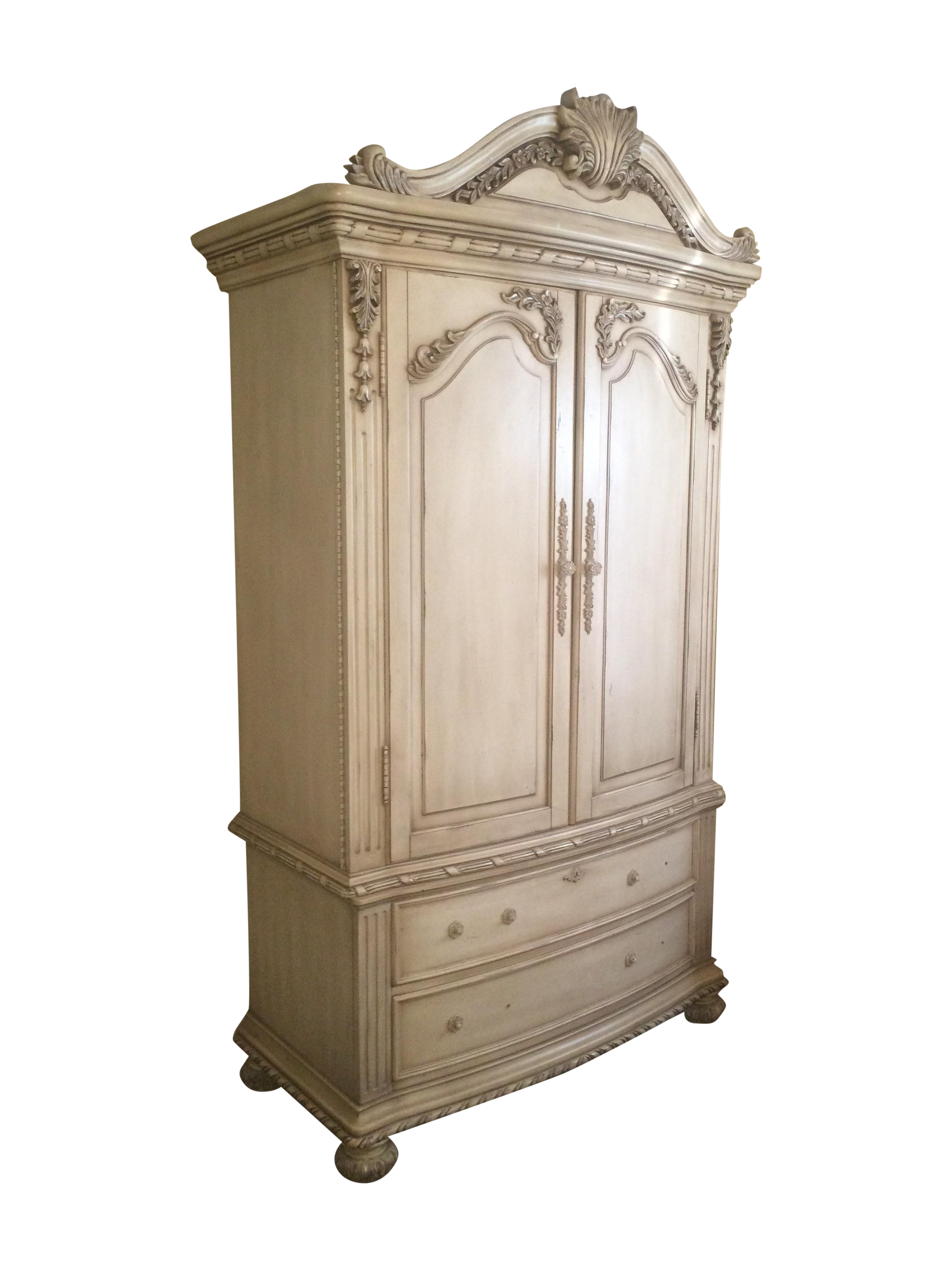 Cream Colored Armoire Chairish