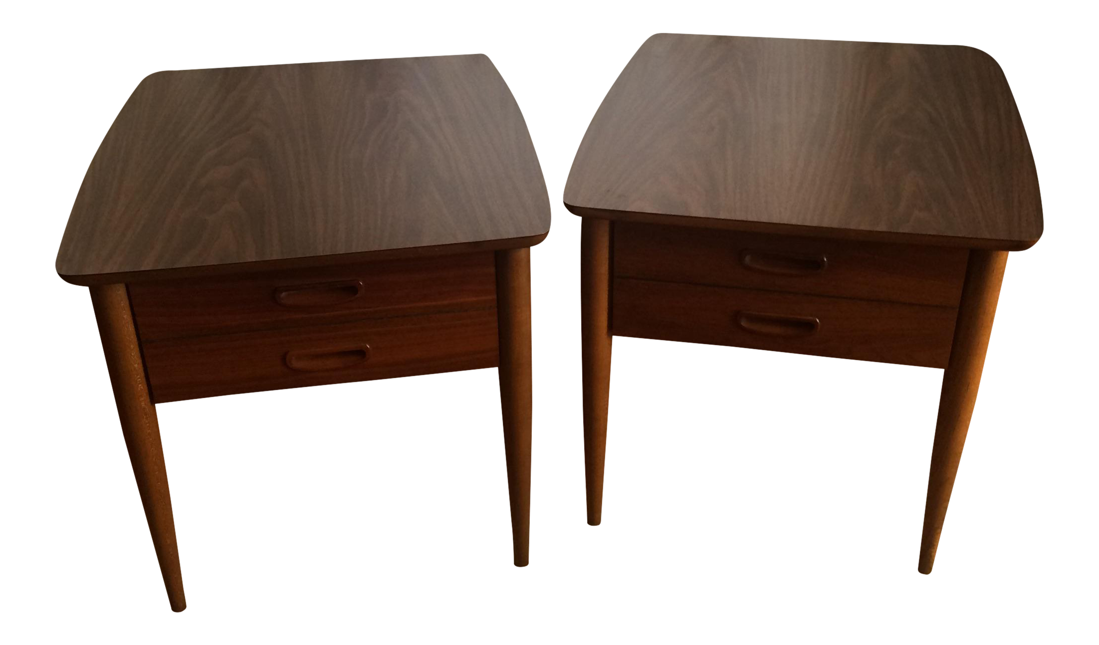 MidCentury Lane End Tables A Pair Chairish