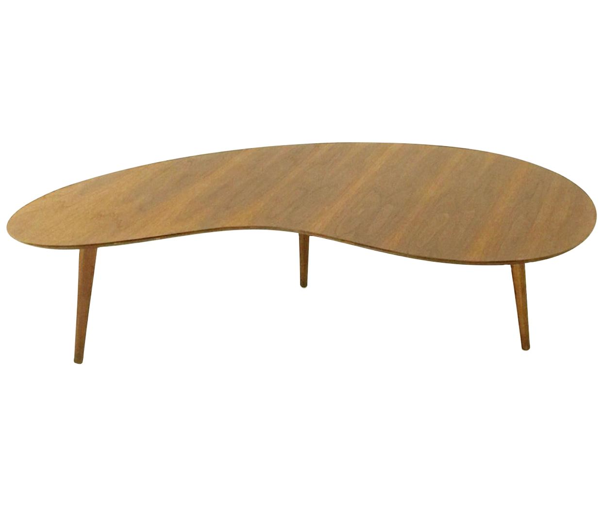 MidCentury Walnut Boomerang Coffee Table Chairish