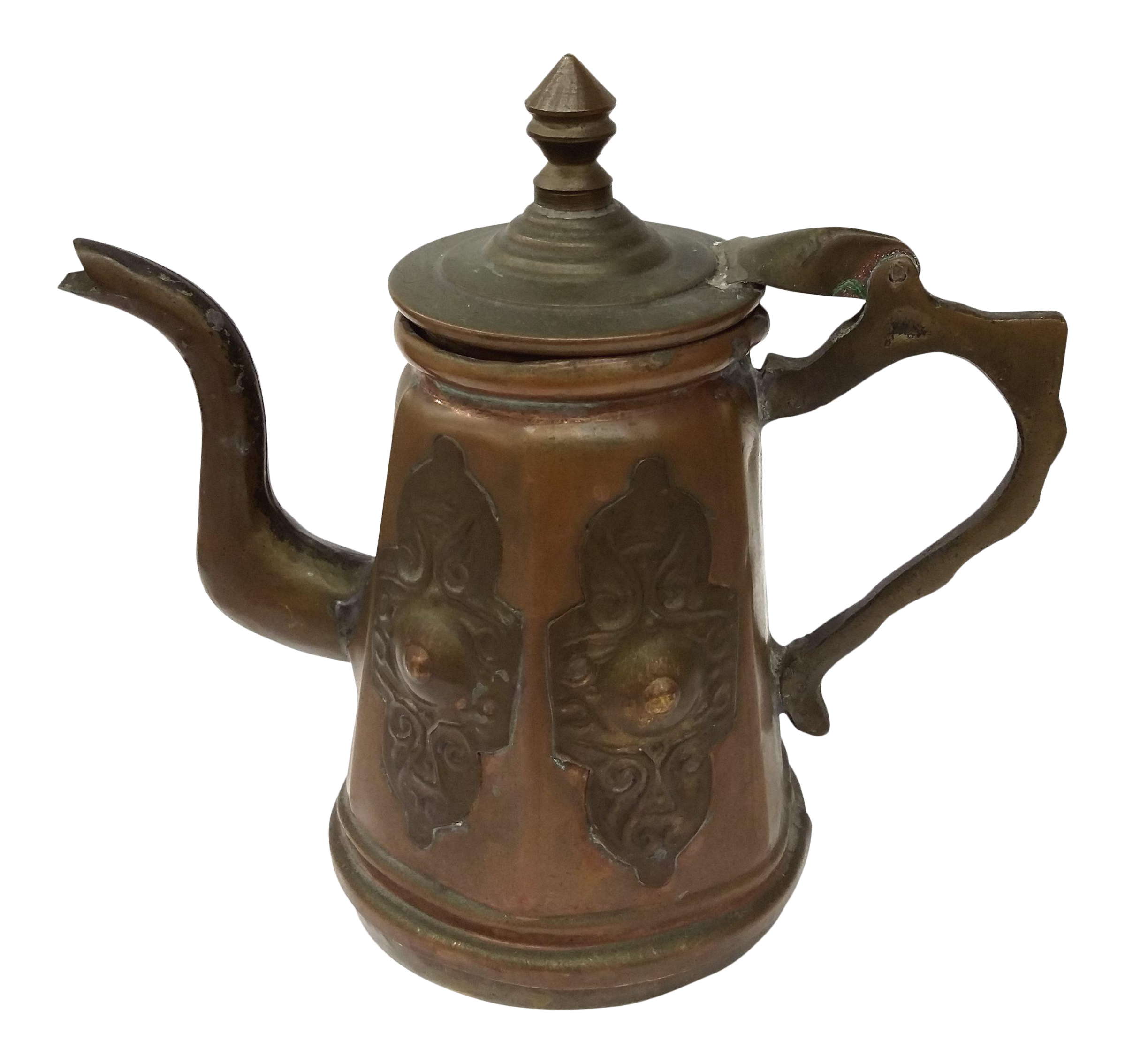 Antique Persian Copper & Brass Coffee Pot Chairish