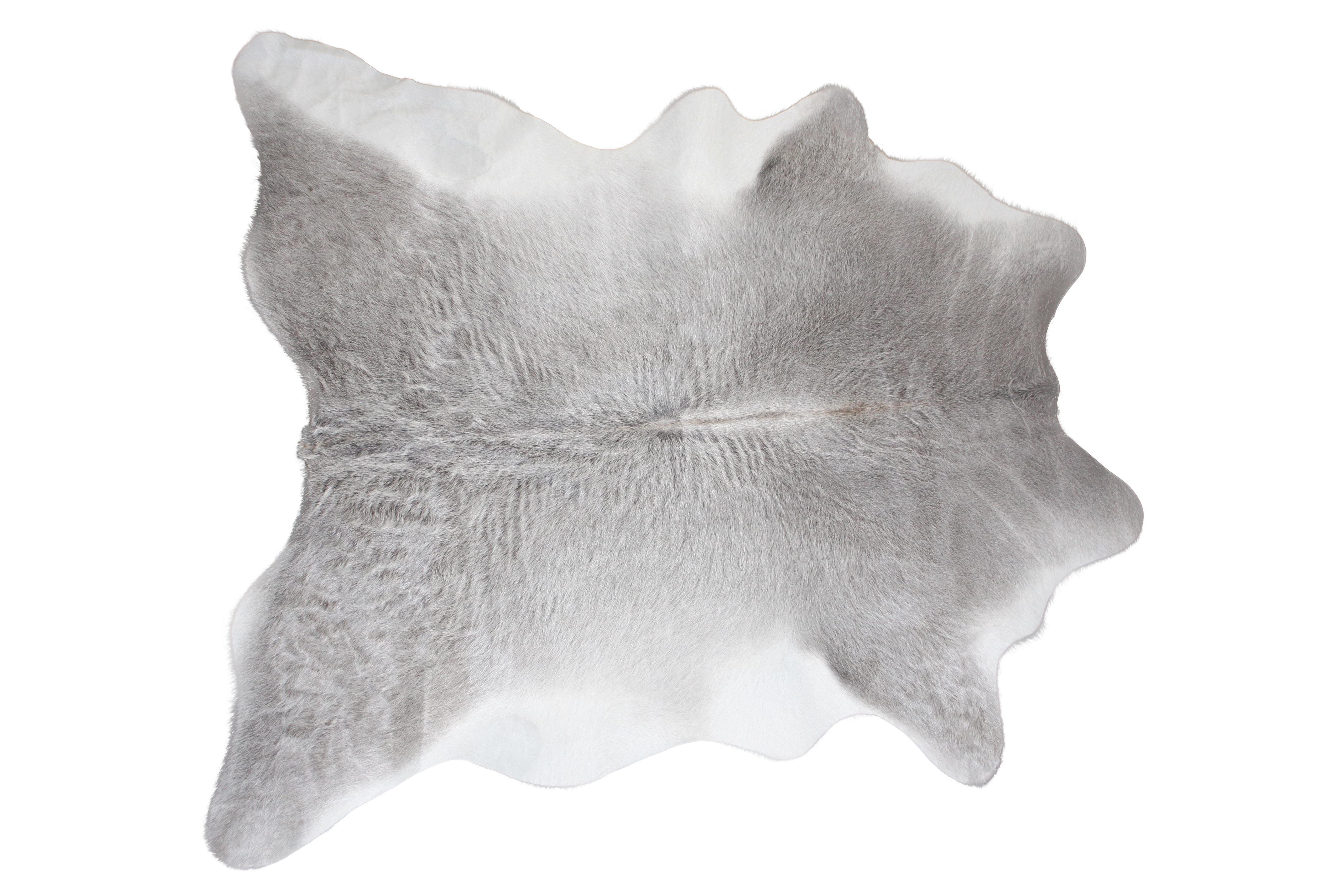 Small Brazilian Calf Hide Accent Rug 3'1" X 3'4" Chairish