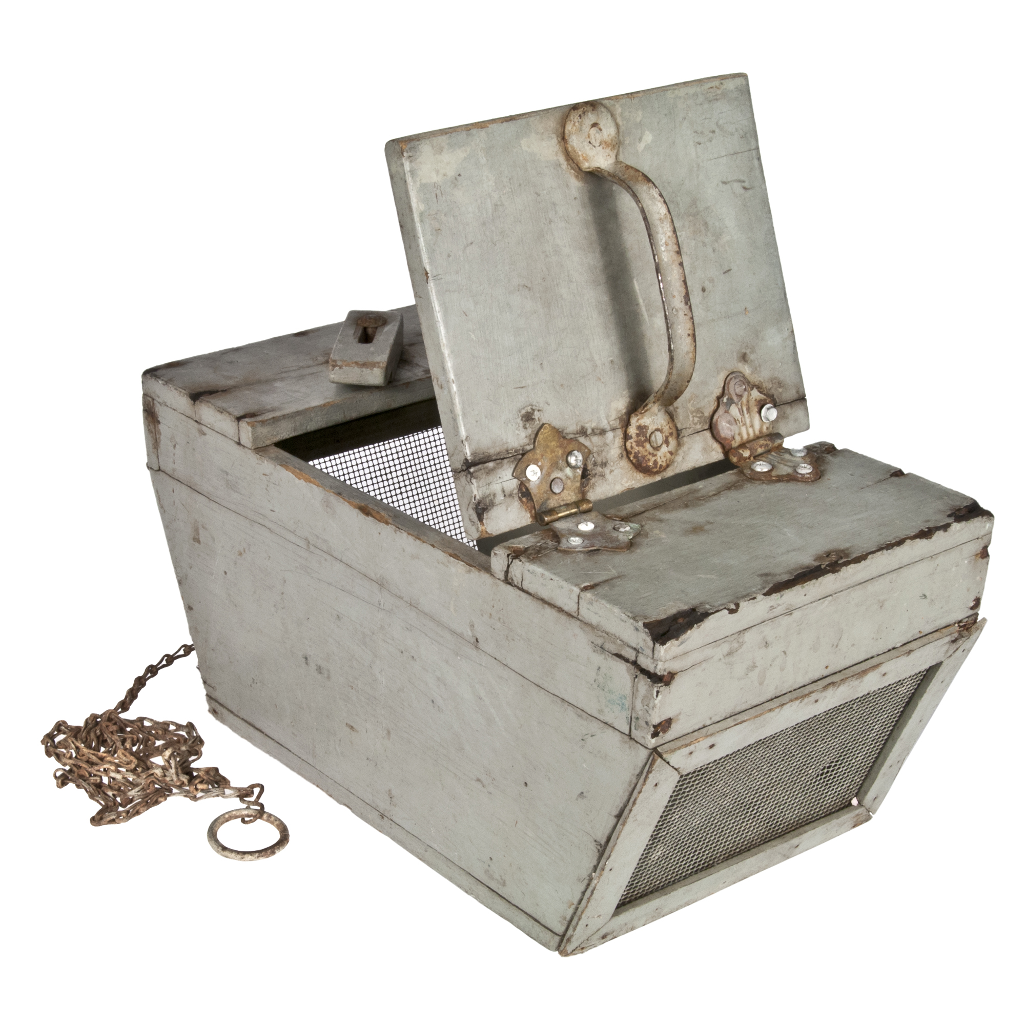 Vintage Wood Bait Box Chairish