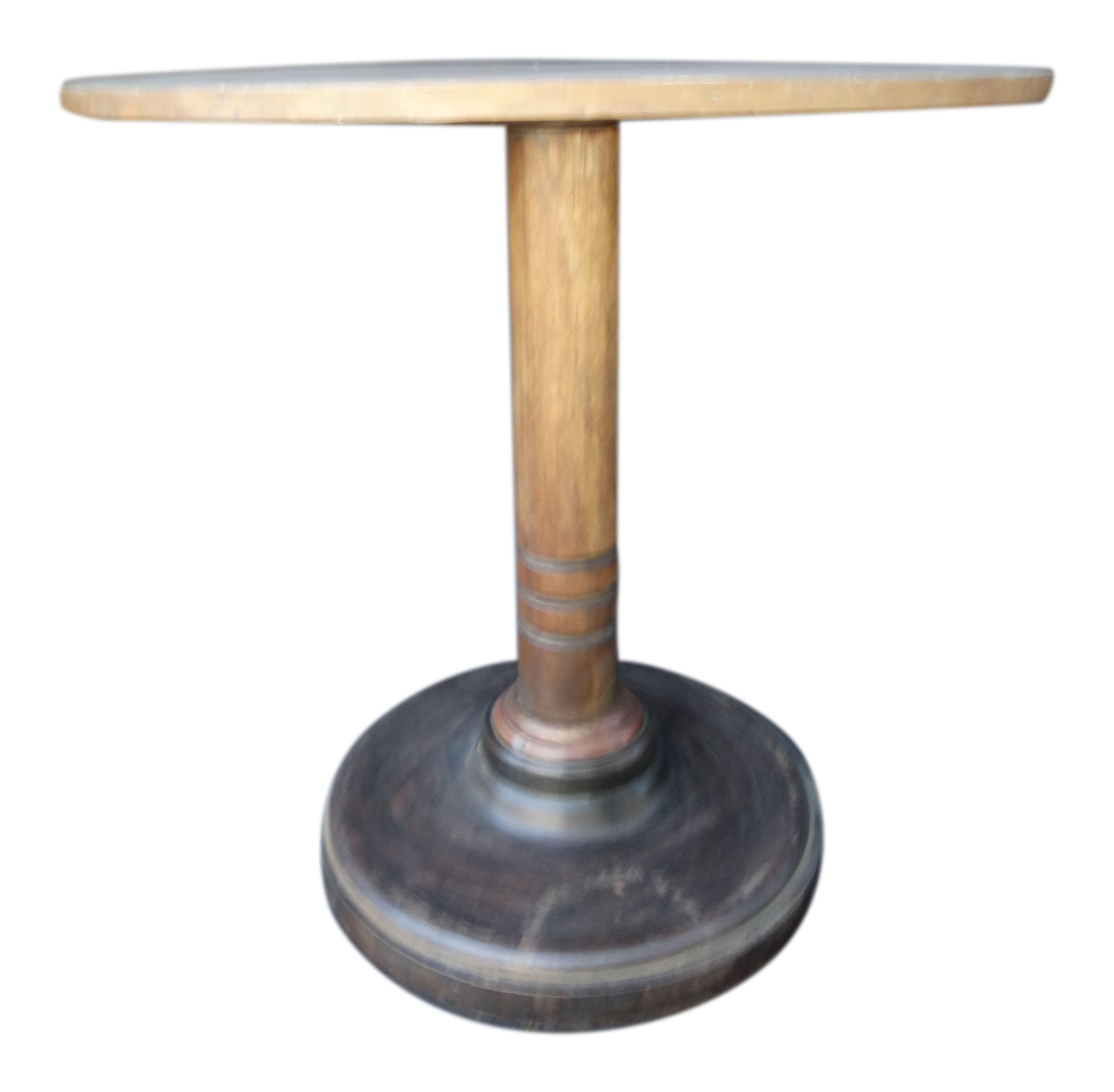 Copper Top Round Table Chairish
