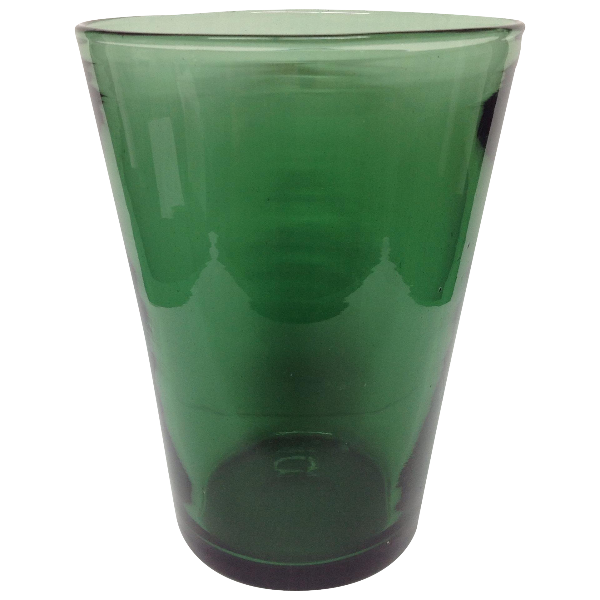 Transparent Green Venini Glass Vase Chairish