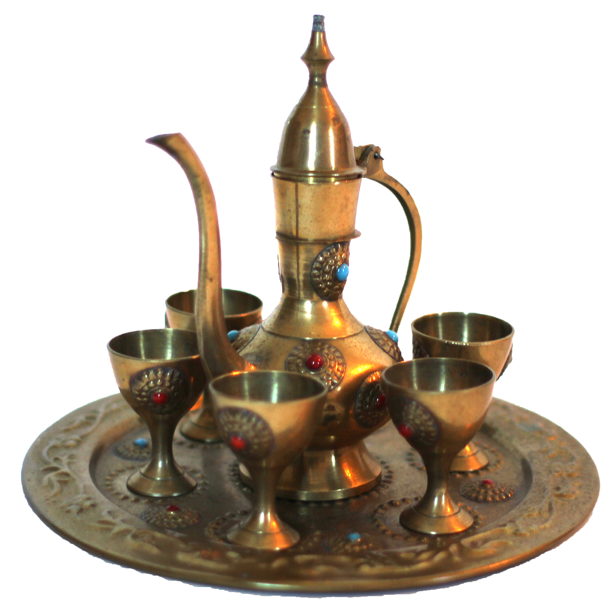 Vintage Middle Eastern Tea Set Chairish
