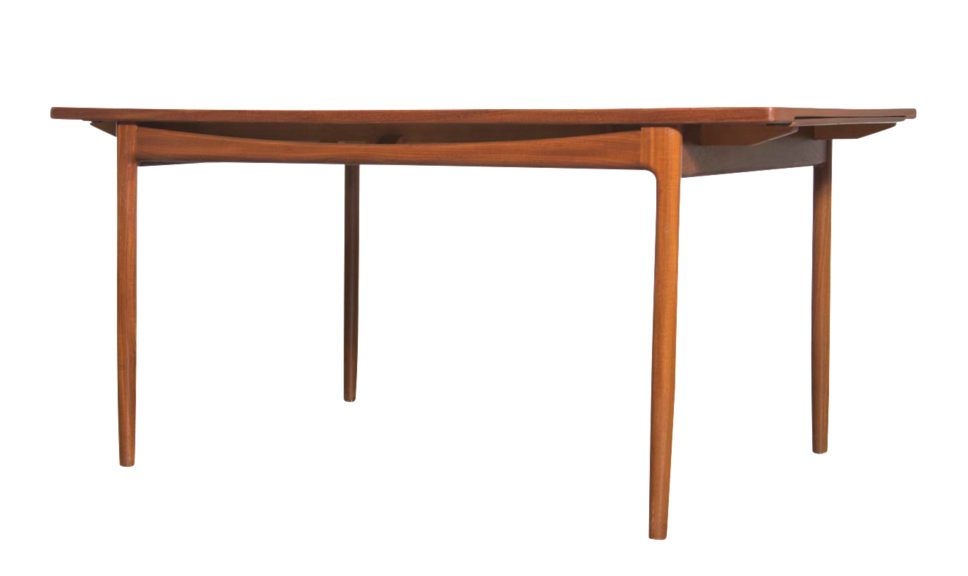 MidCentury Carved Teak Dining Table Chairish