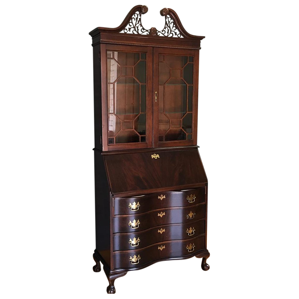 Jasper Company Mahogany Secretary Desk Chairish