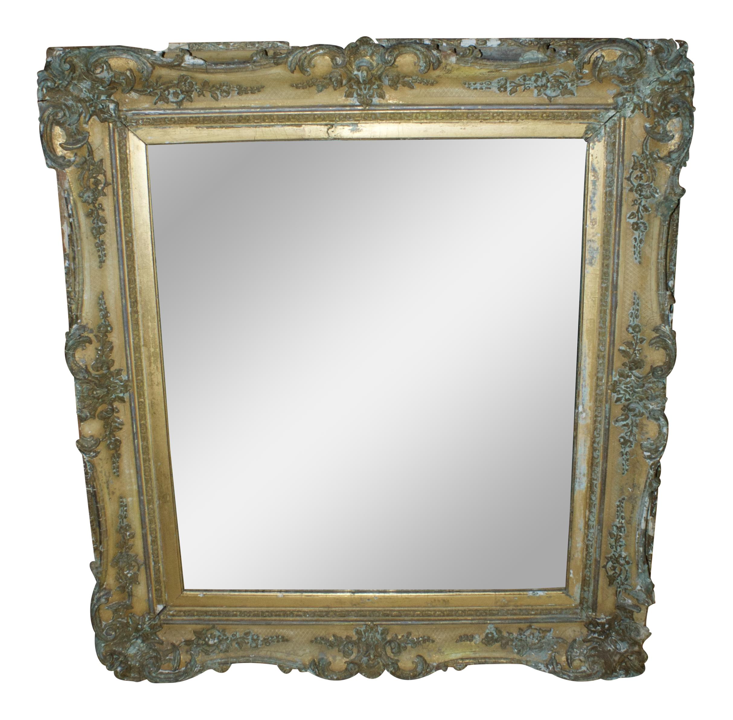 1800s Antique Gold Mirror Chairish