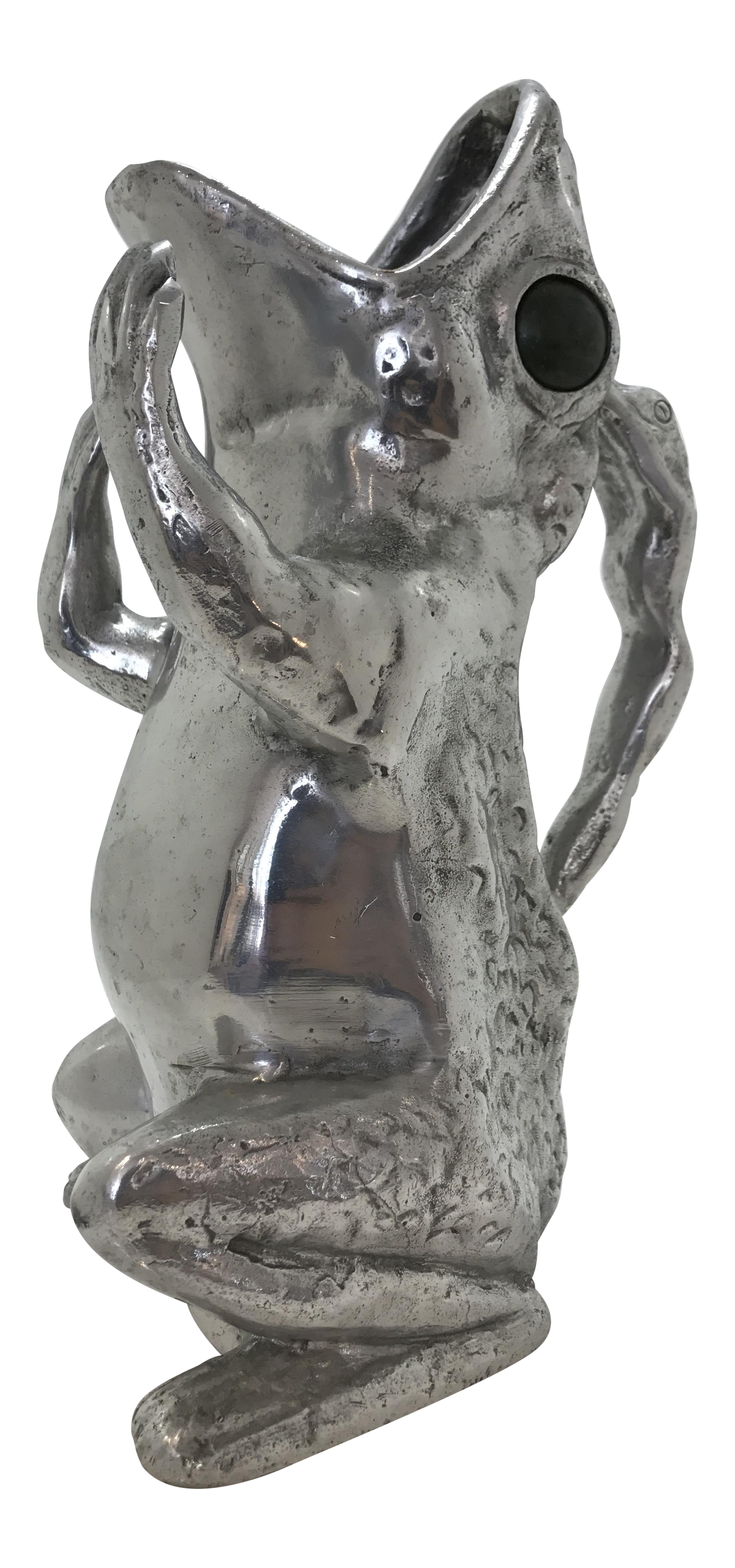 Vintage Arthur Court Frog Water Pitcher Chairish