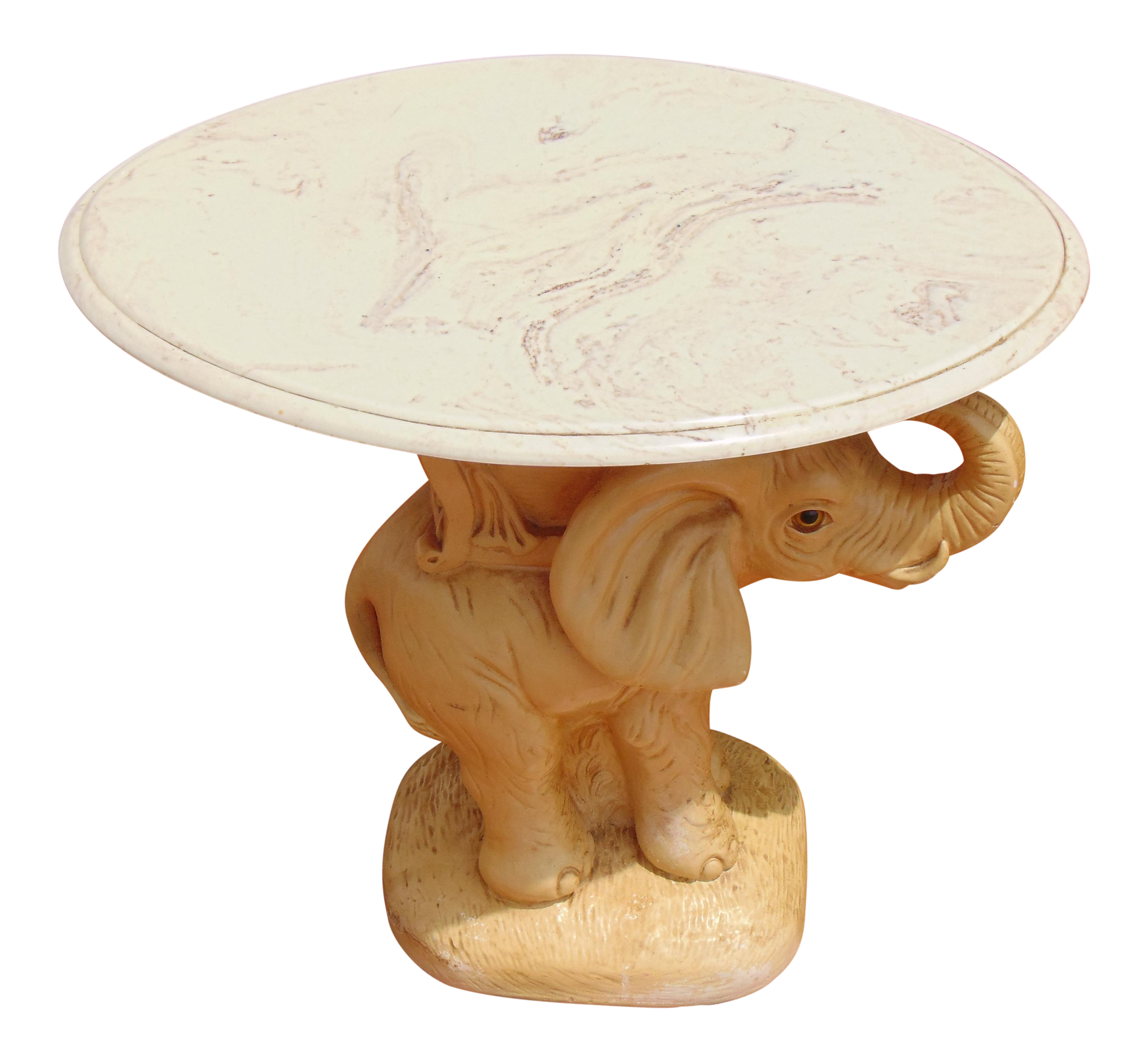 Ceramic Elephant Side Table Chairish