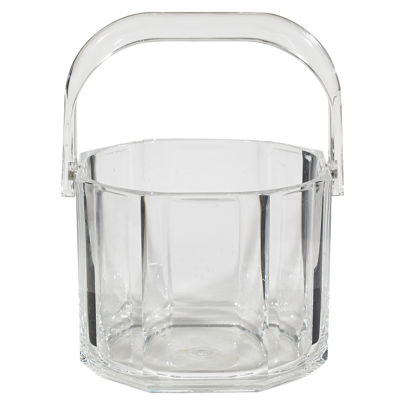 1970's Clear Plastic Ice Bucket Chairish