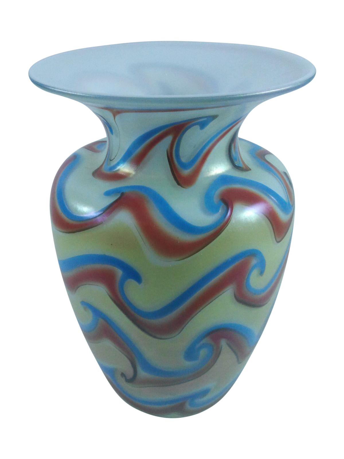 Modern Art Glass Vase Chairish