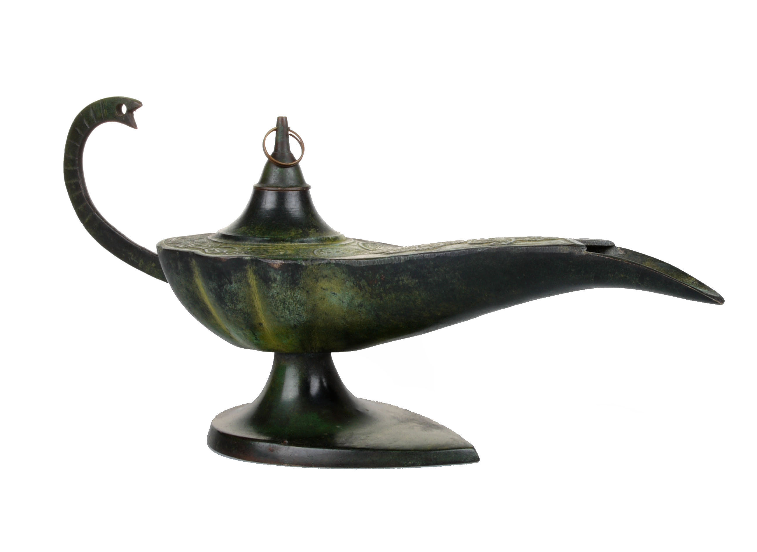 Solid Brass Arabian Aladdin Oil Lamp Chairish