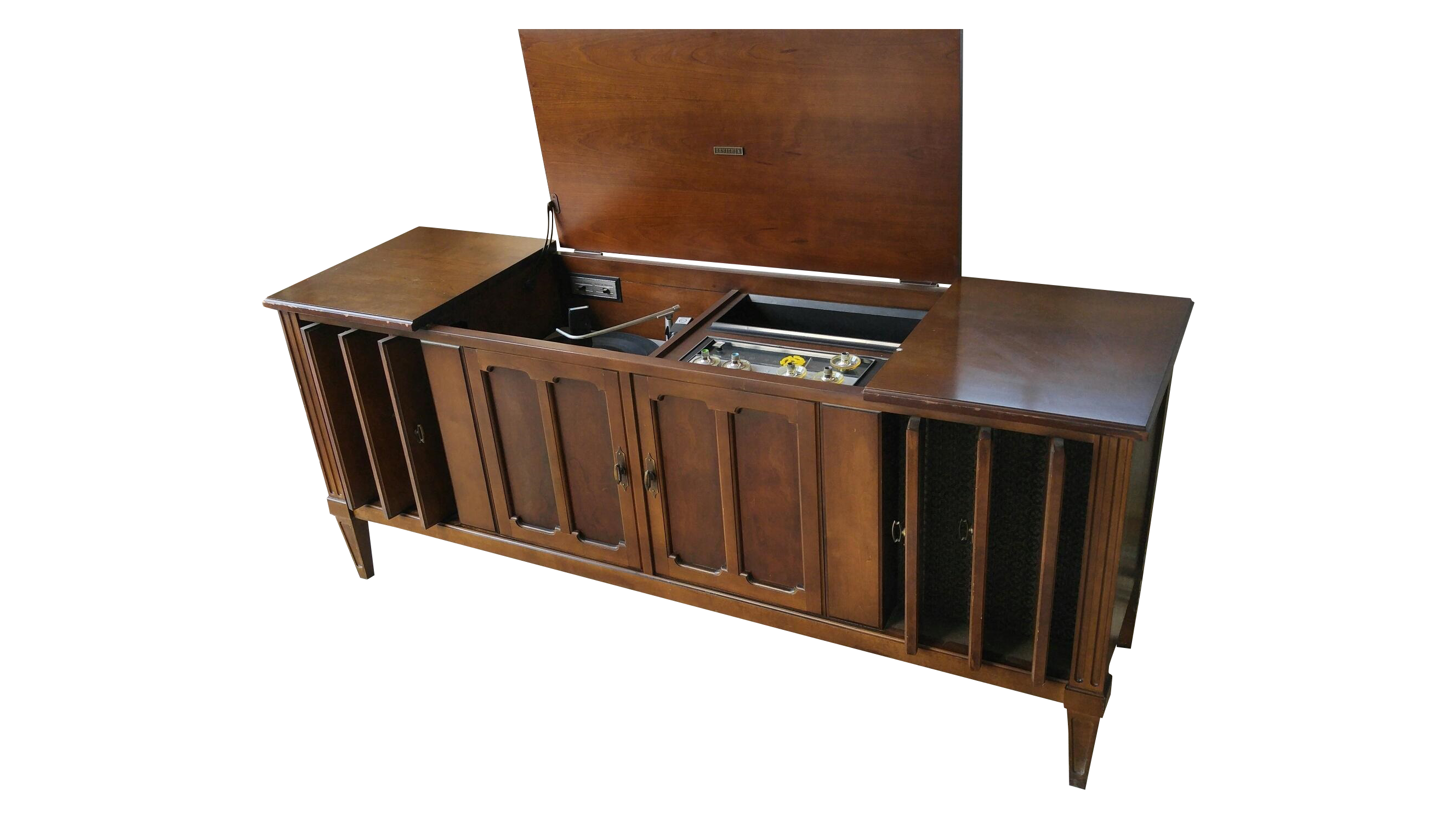 Vintage 1960s Zenith Stereo Console Credenza Chairish
