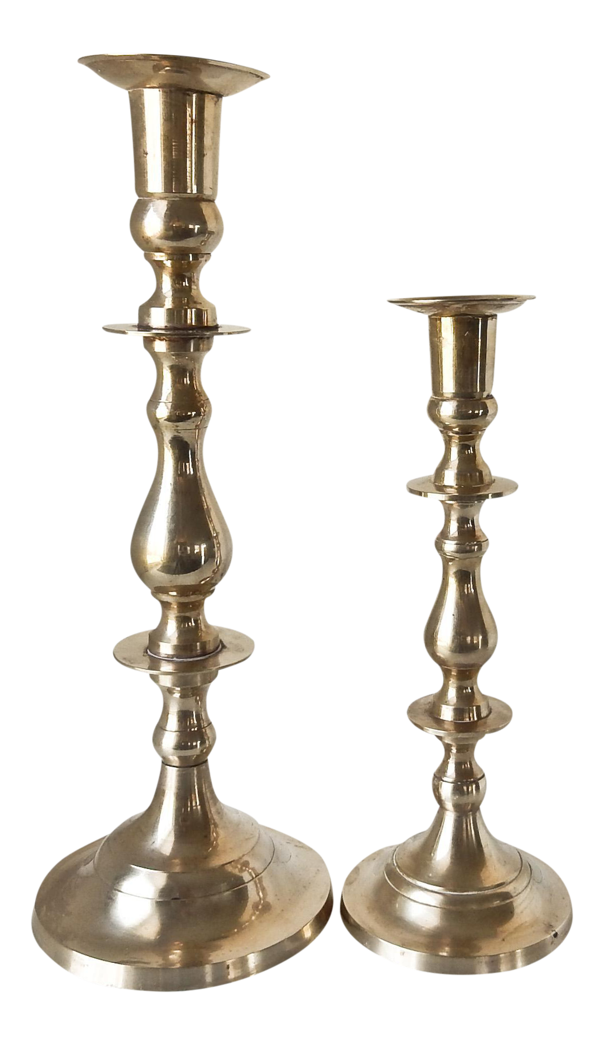 Vintage Brass Candlesticks a Pair Chairish