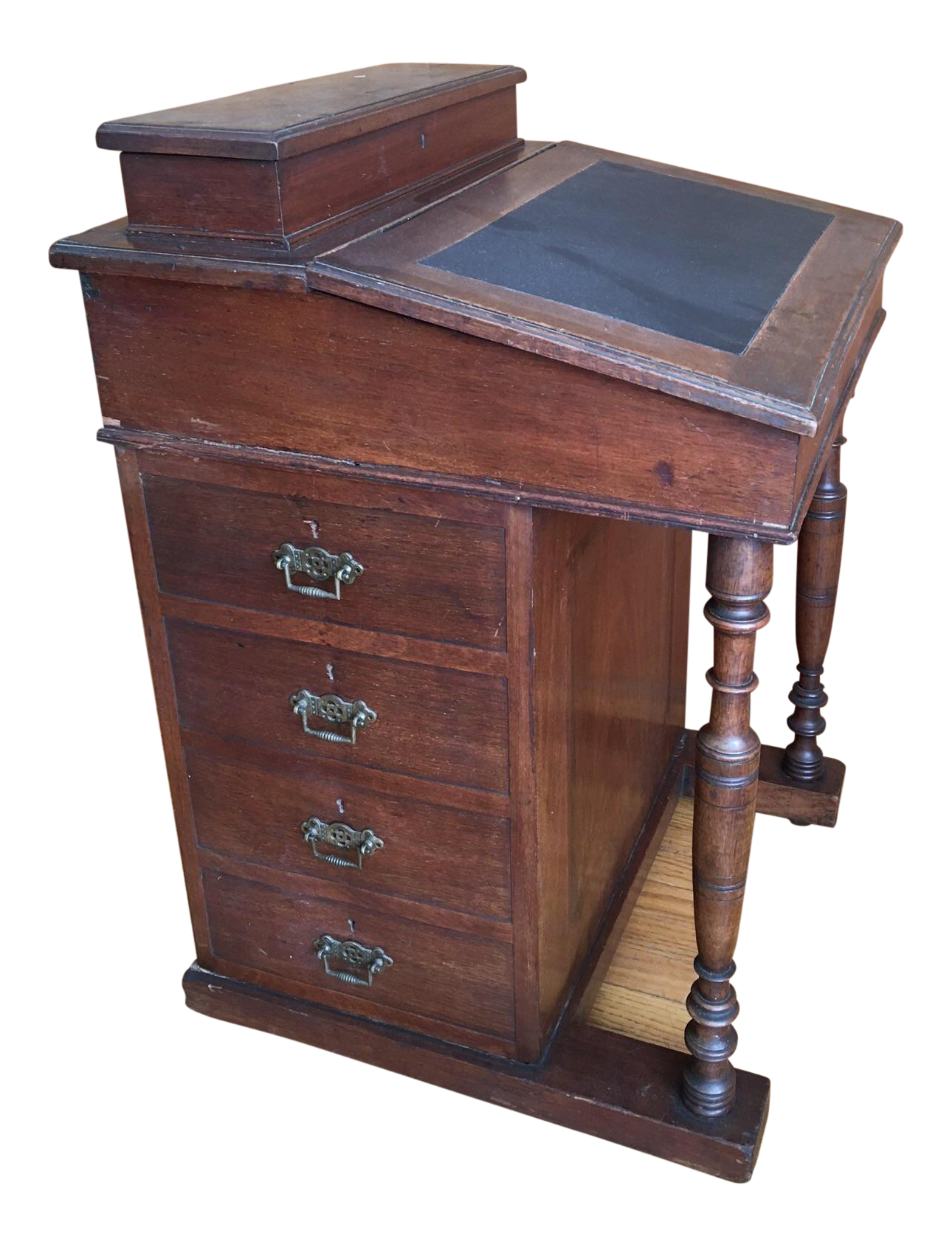 1870's English Antique Ship Captain Desk Chairish