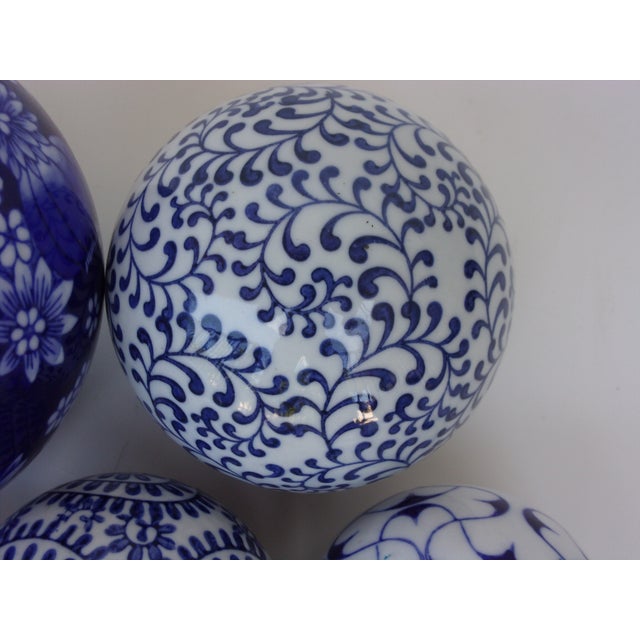Hand Painted Decorative Ceramic Balls Set of 8 Chairish