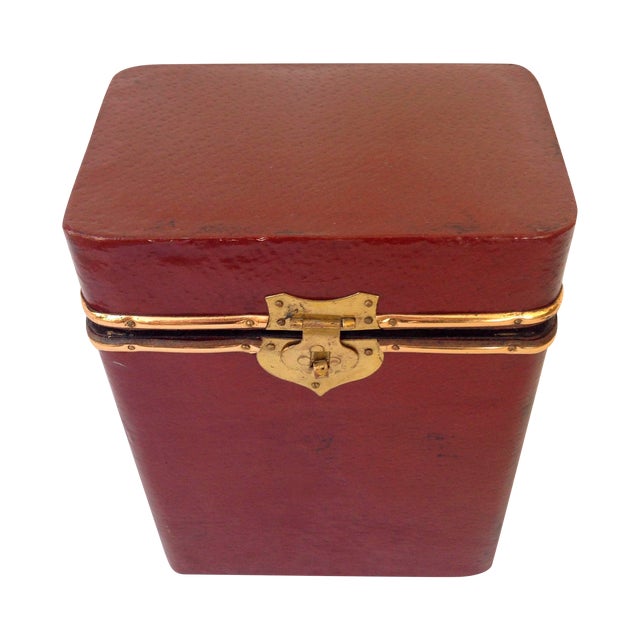 Vintage Leather Box Chairish