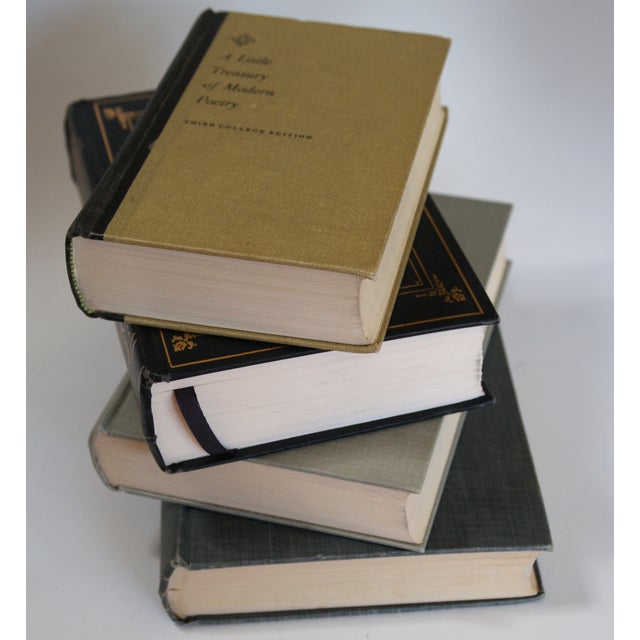 Black & Grey Vintage Books Set of 4 Chairish