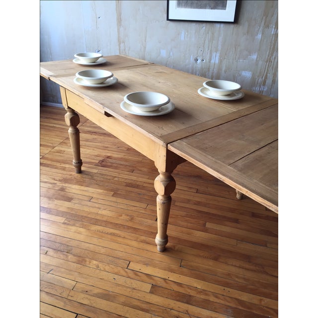 Rustic Italian Antique Dining Table | Chairish