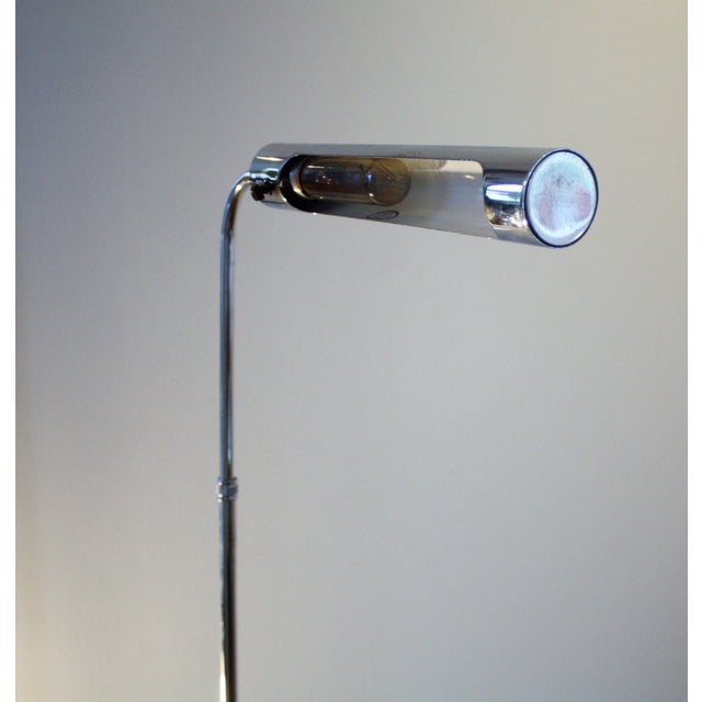 Koch & Lowy Adjustable Chrome Floor Lamp | Chairish