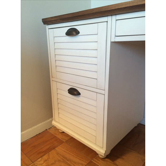 White Pottery Barn Desk