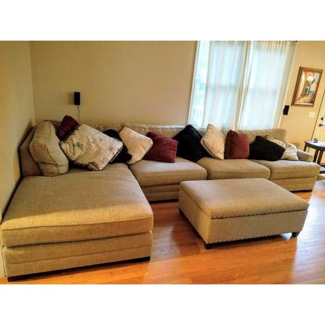 King Hickory Casbah Sectional With Ottoman Chairish