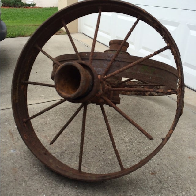Antique Farm Wagon Wheels A Pair Chairish