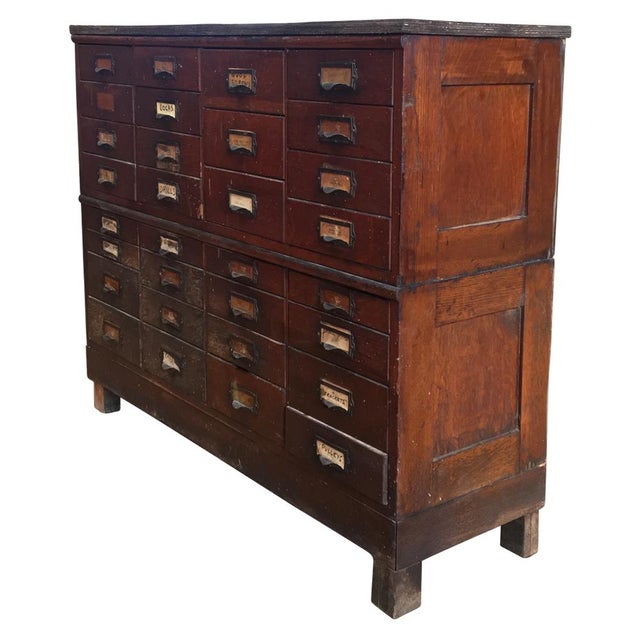 31 Drawer Antique Storage Chairish