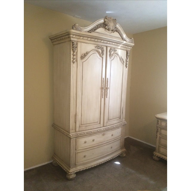 Cream Colored Armoire Chairish