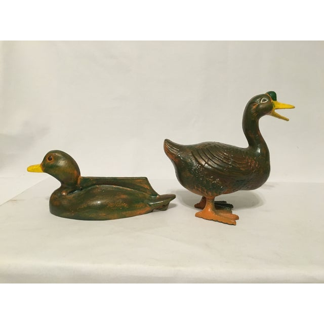Cast Iron Duck Door Stops A Pair Chairish
