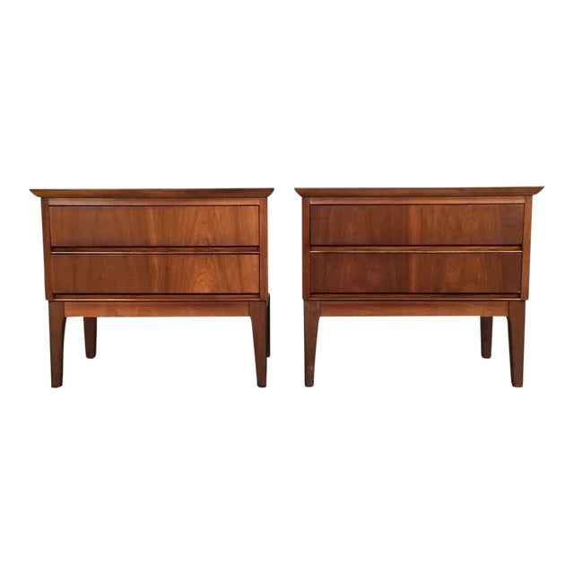 Dixie MidCentury Danish Modern Nightstands a Pair Chairish