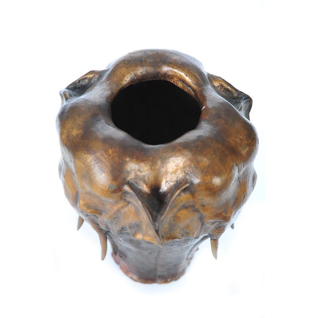 MidCentury Bronze Elephant Vase Chairish