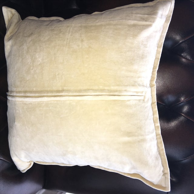 Luxury Raw Silk Block Print Decorative Pillow Chairish