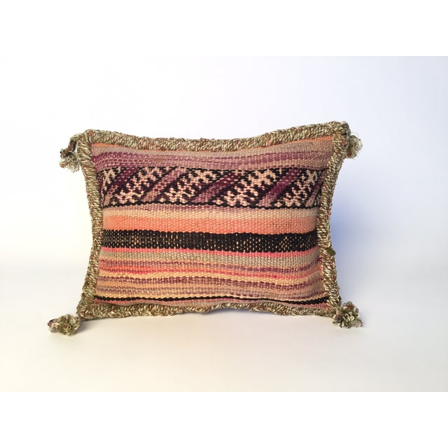 Moroccan Berber Kilim Wool Pillow Chairish