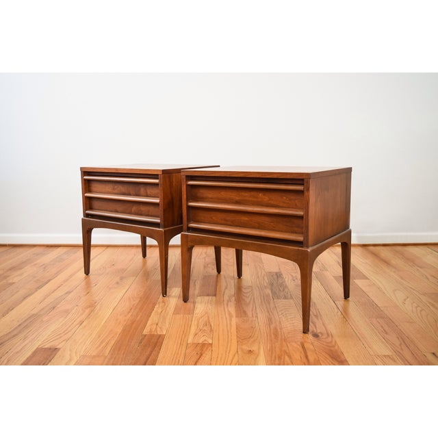 MidCentury Lane Rhythm Nightstands Pair Chairish