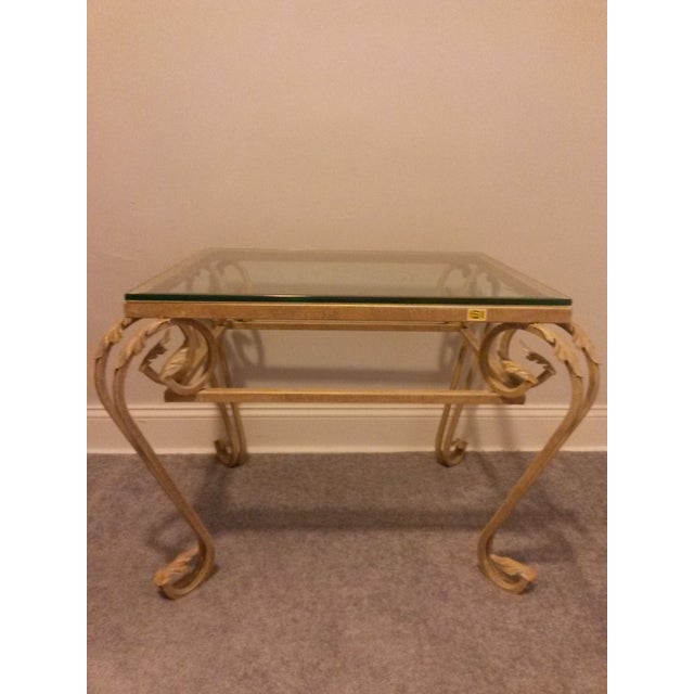 Antique Gold Leaf Coffee Table Chairish