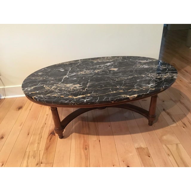 Marmi DI Carrara Marble OvalShaped Coffee Table Chairish