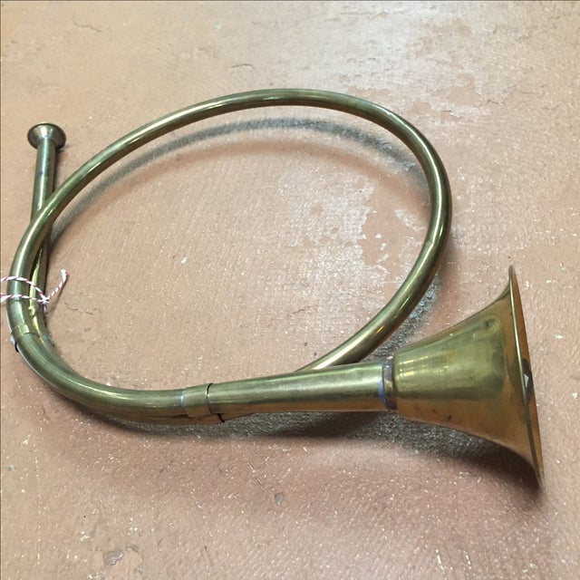 Vintage Brass Horn Chairish