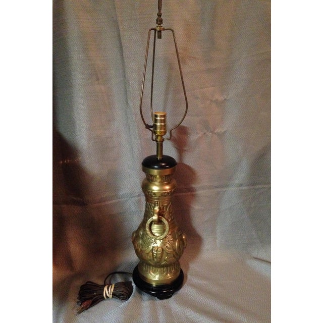 1940s Ja
panese James Mont Style Brass Table Lamp | Chairish