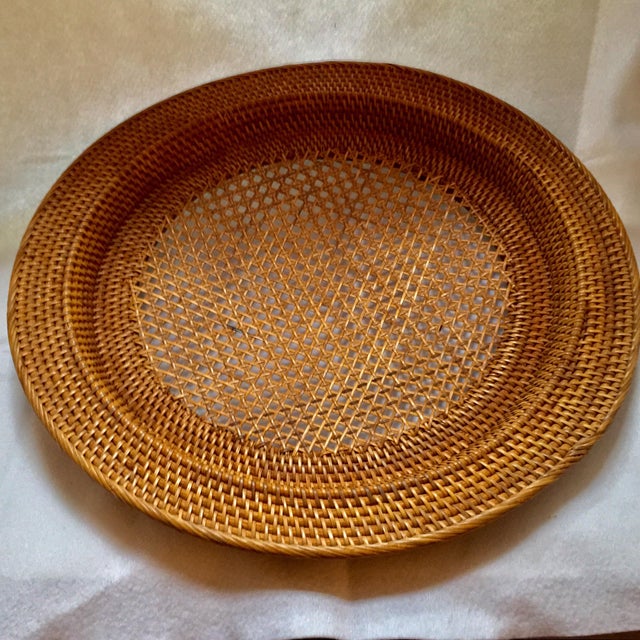 Antique Rattan Cane Trays A Pair Chairish