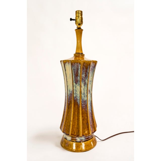 1970s Cream Ceramic Table Lamp | Chairish