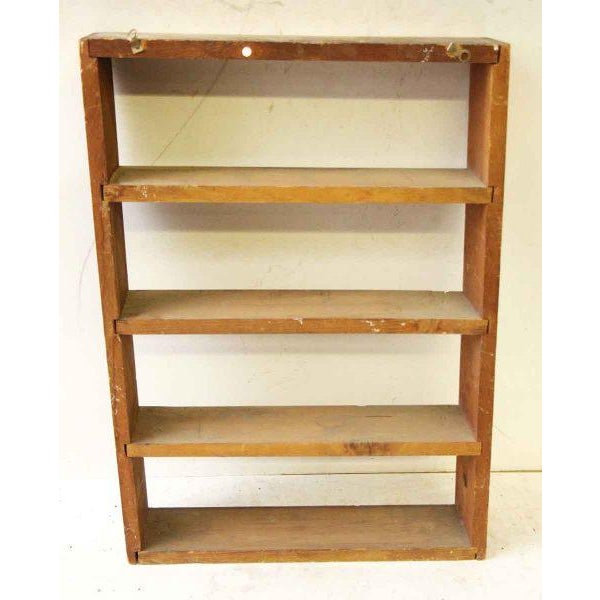 Simple Wooden Shelf Unit Chairish