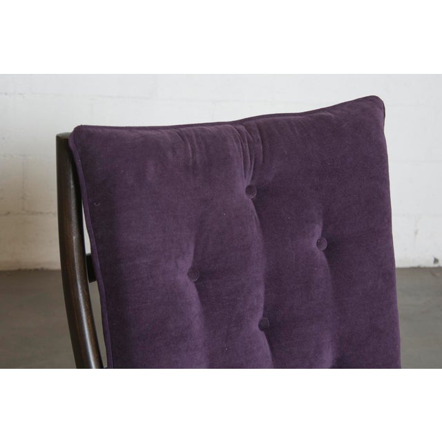 Parker Knoll Danish Style Lounge Chair in Purple Chairish