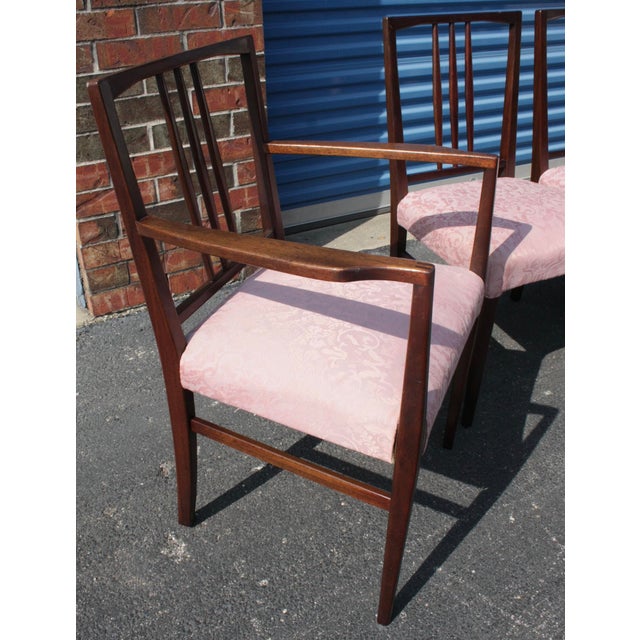 Mid-Century Modern Mahogany Dining Chairs - Set of 6 ...