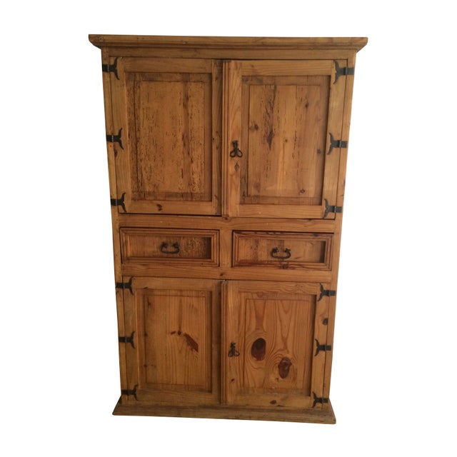 Rustic Pine Armoire Chairish