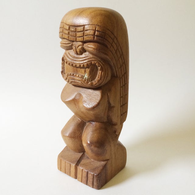 Philippine Monkeypod Wood Tiki Carving Chairish