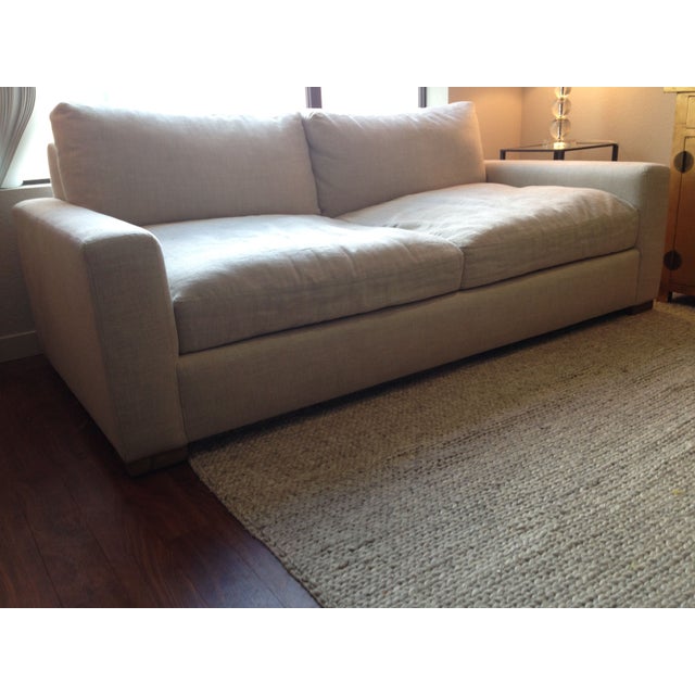 Restoration Hardware Maxwell Upholstered Sofa Chairish