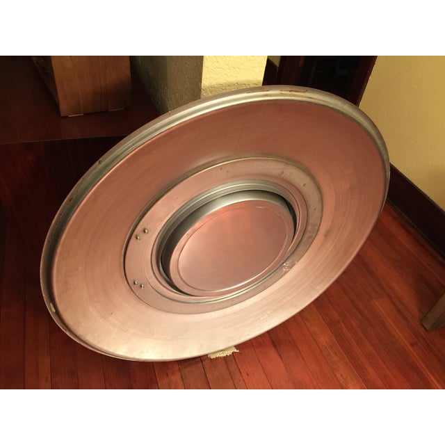 Industrial Stainless Steel Salvage Mirror Chairish