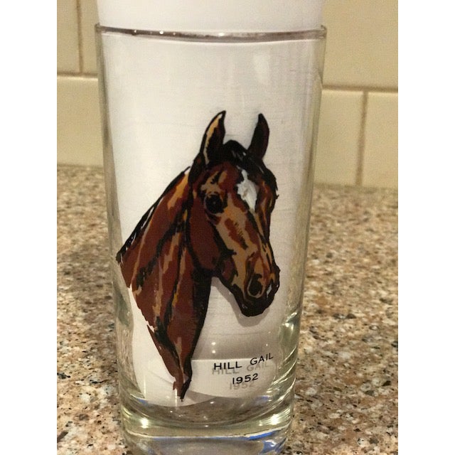 Kentucky Derby Vintage Winning Horse Glasses Set of 6 Chairish